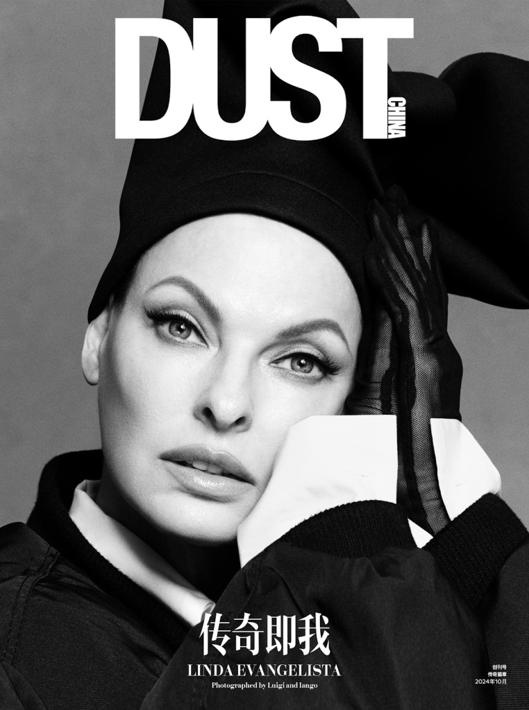 Dust Magazine China #1 October 2024 : Linda Evangelista by Luigi & Iango