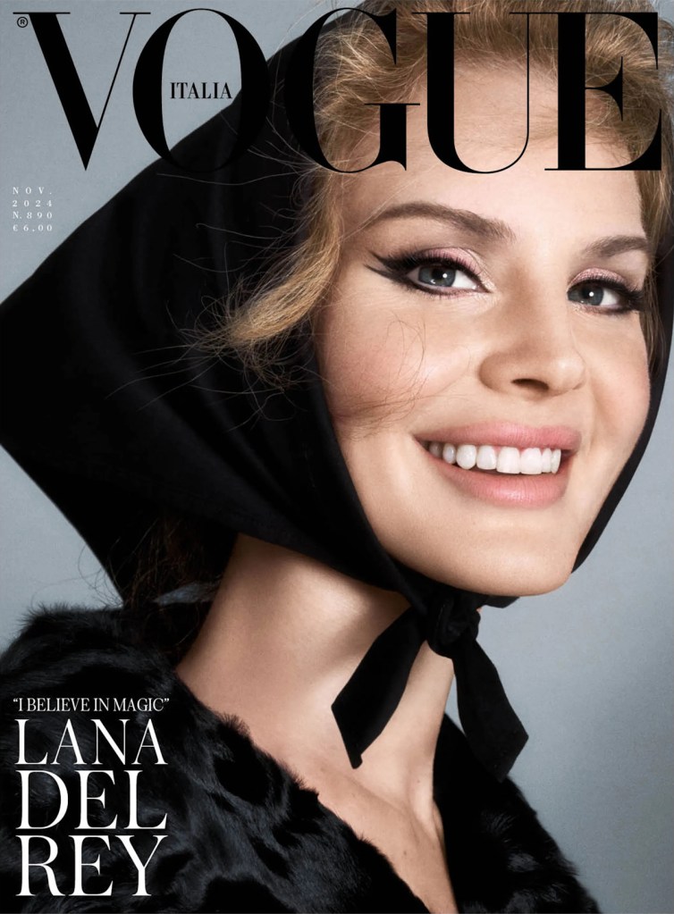 Vogue Italia November 2024 : Lana Del Rey by Steven Meisel